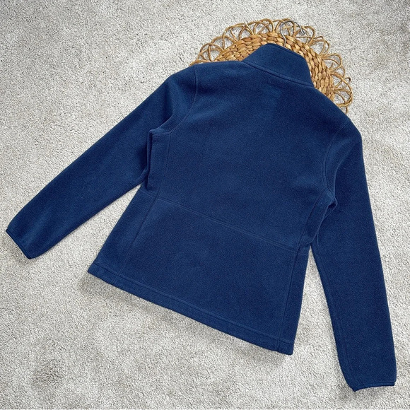 L.L.Bean Women's Mountain Classic Fleece Jacket Nautical Navy Size PXXS - Picture 11 of 16
